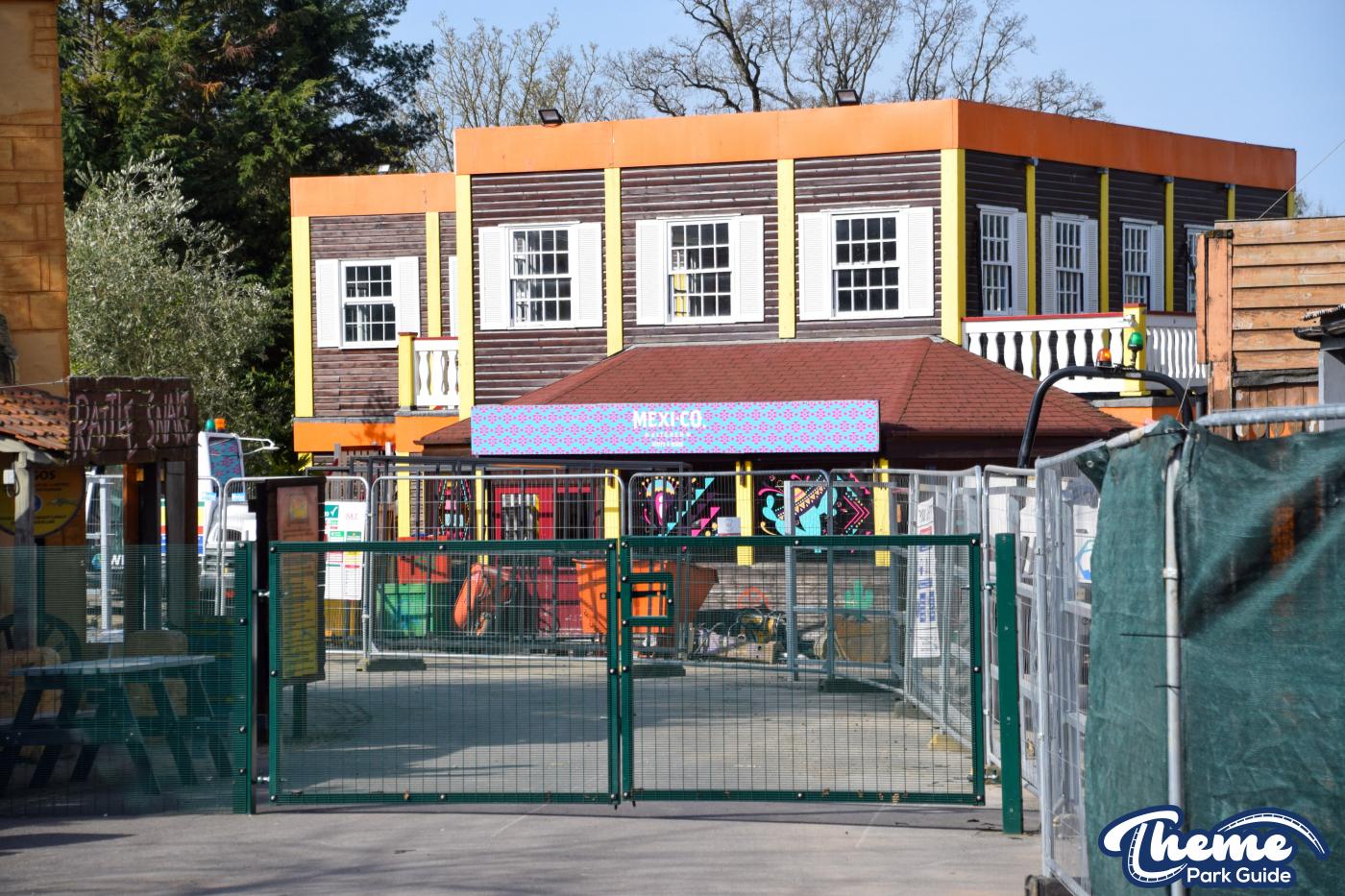 Farewell to Mexicana at Chessington as Construction Walls Move In