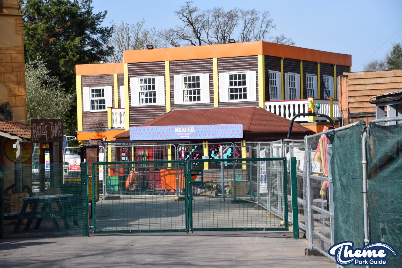 Farewell to Mexicana at Chessington as Construction Walls Move In