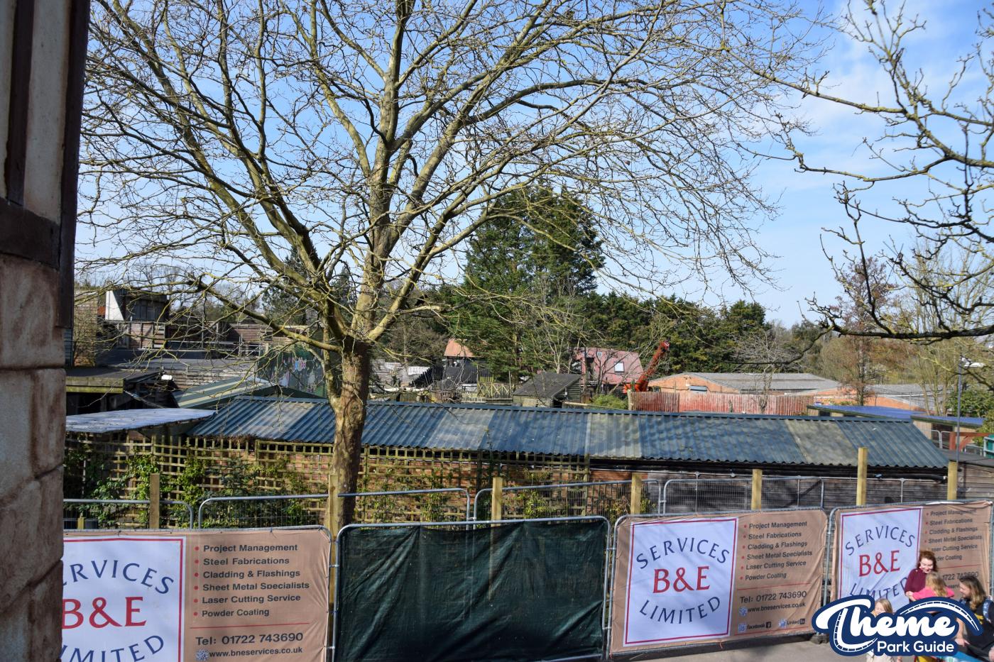 Farewell to Mexicana at Chessington as Construction Walls Move In