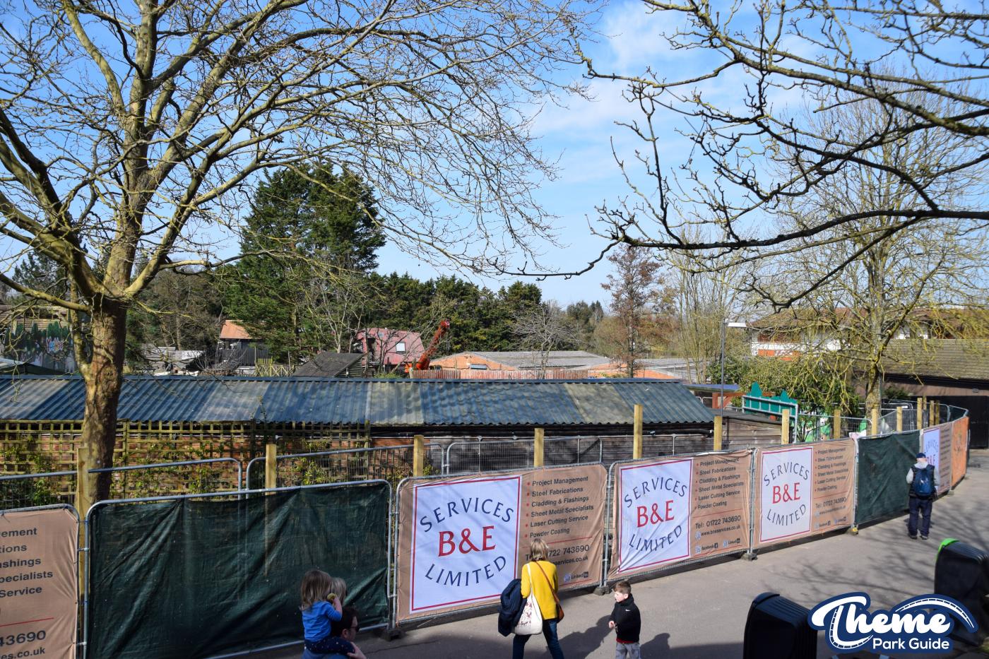 Farewell to Mexicana at Chessington as Construction Walls Move In