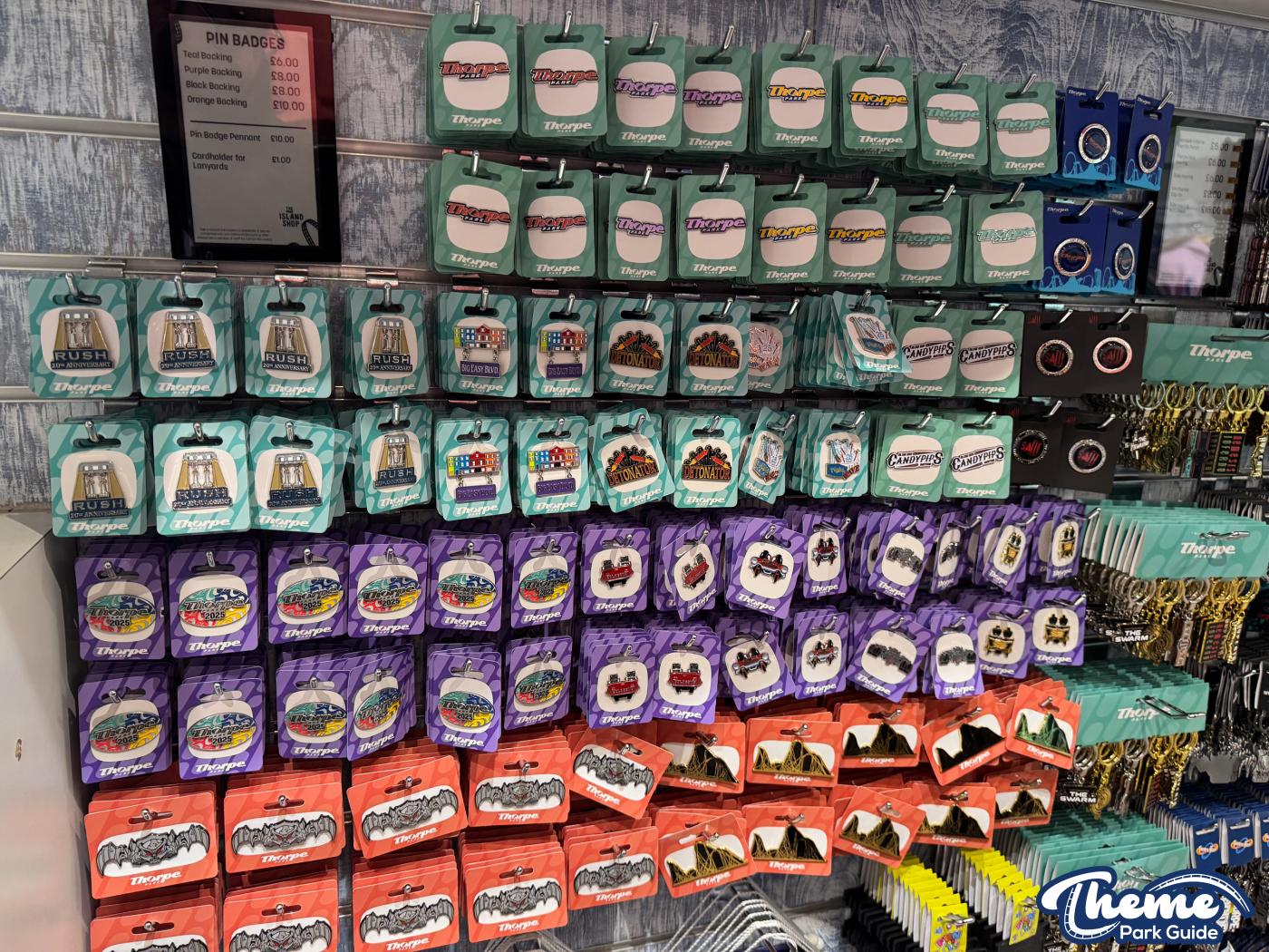 Thorpe Park 2025 Merchandise