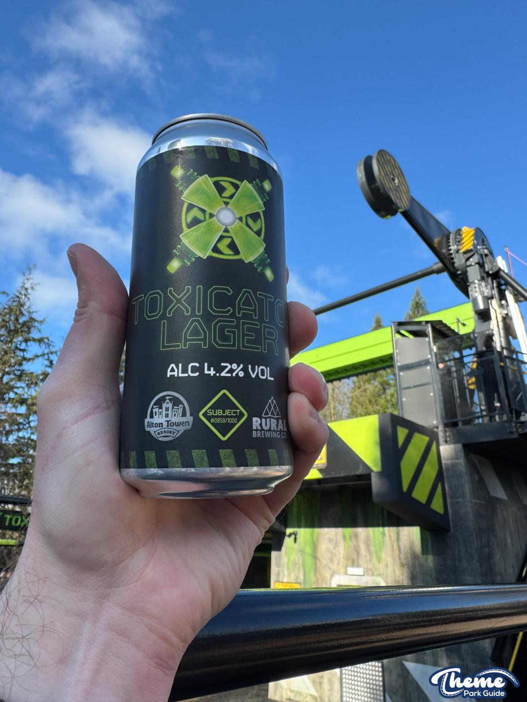 Alton Towers Limited Edition Toxicator Beer