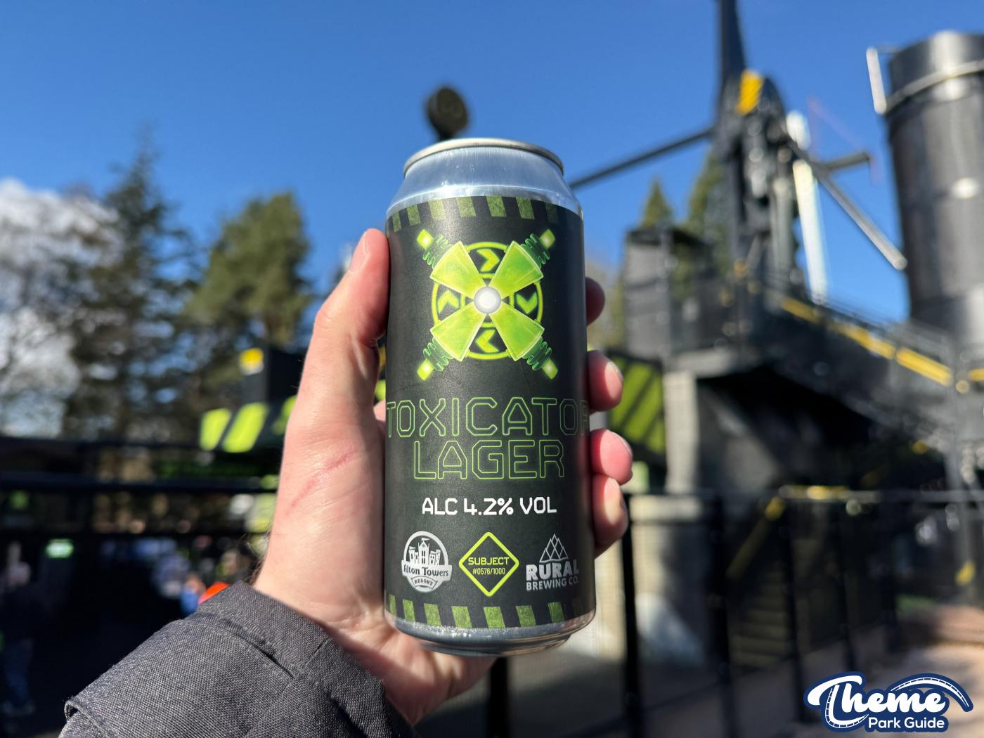 Alton Towers Limited Edition Toxicator Beer