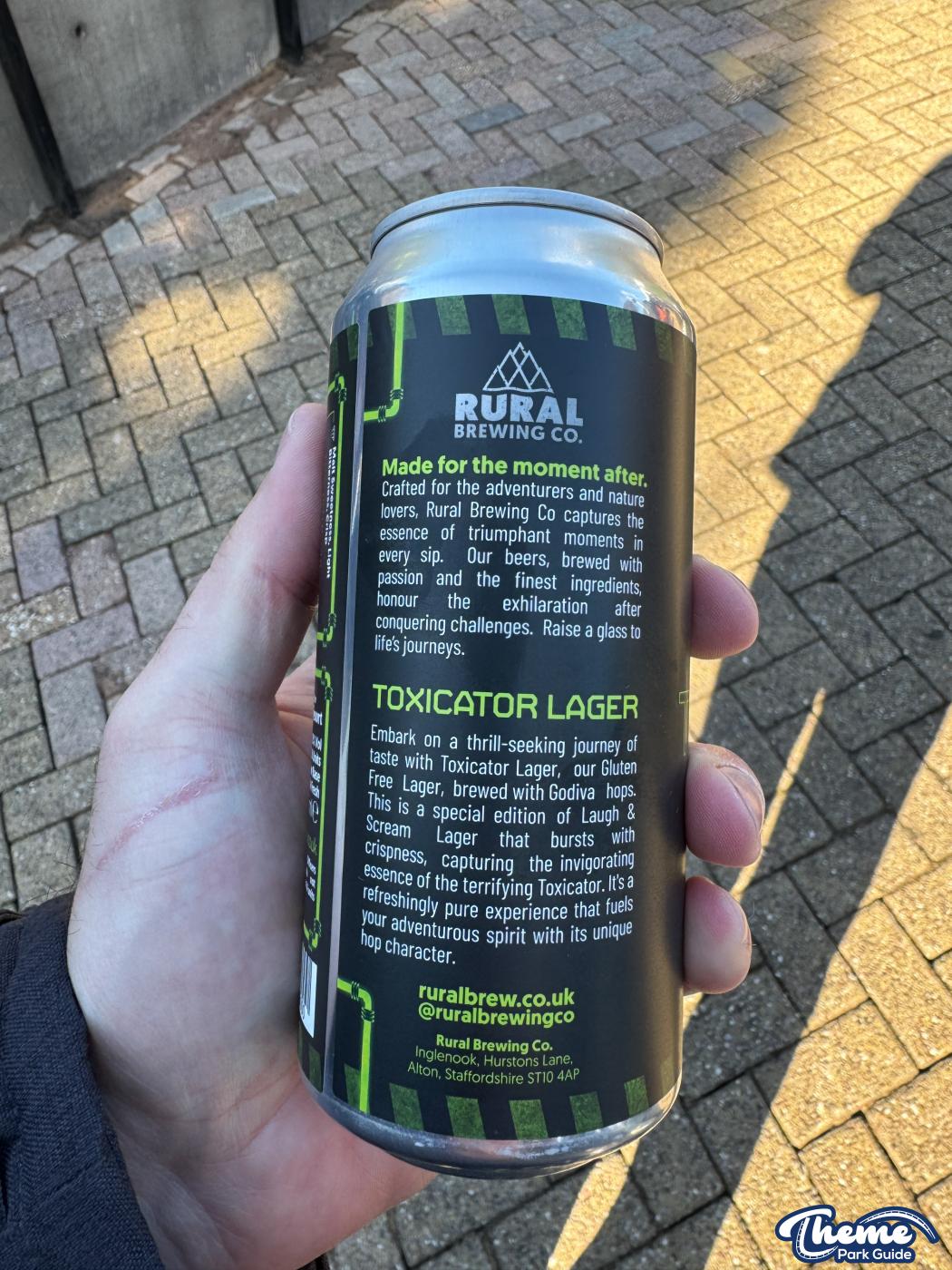 Alton Towers Limited Edition Toxicator Beer