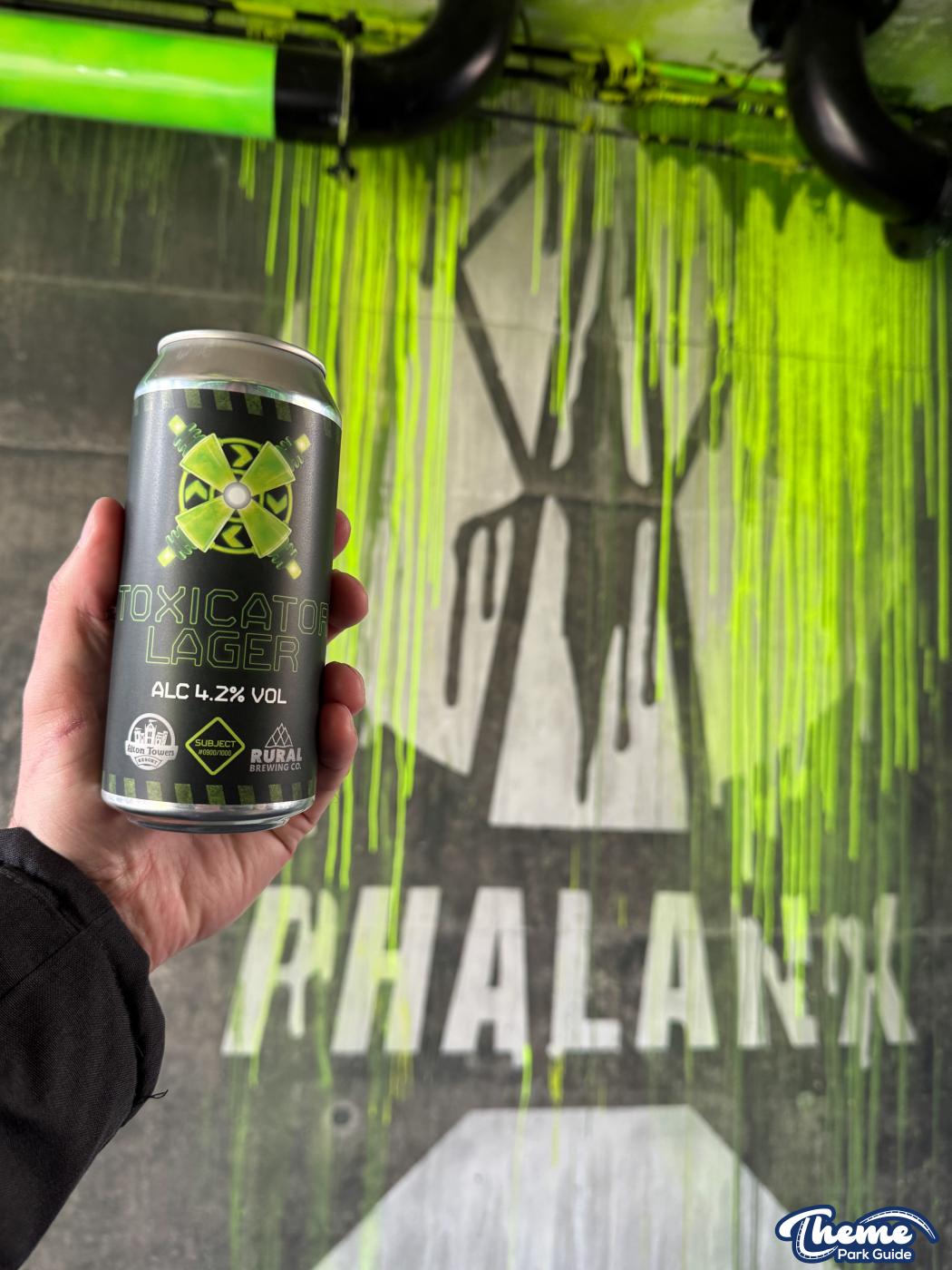 Alton Towers Limited Edition Toxicator Beer