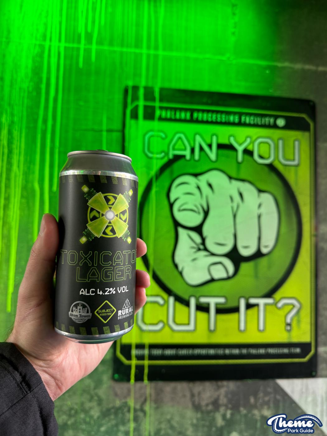 Alton Towers Limited Edition Toxicator Beer