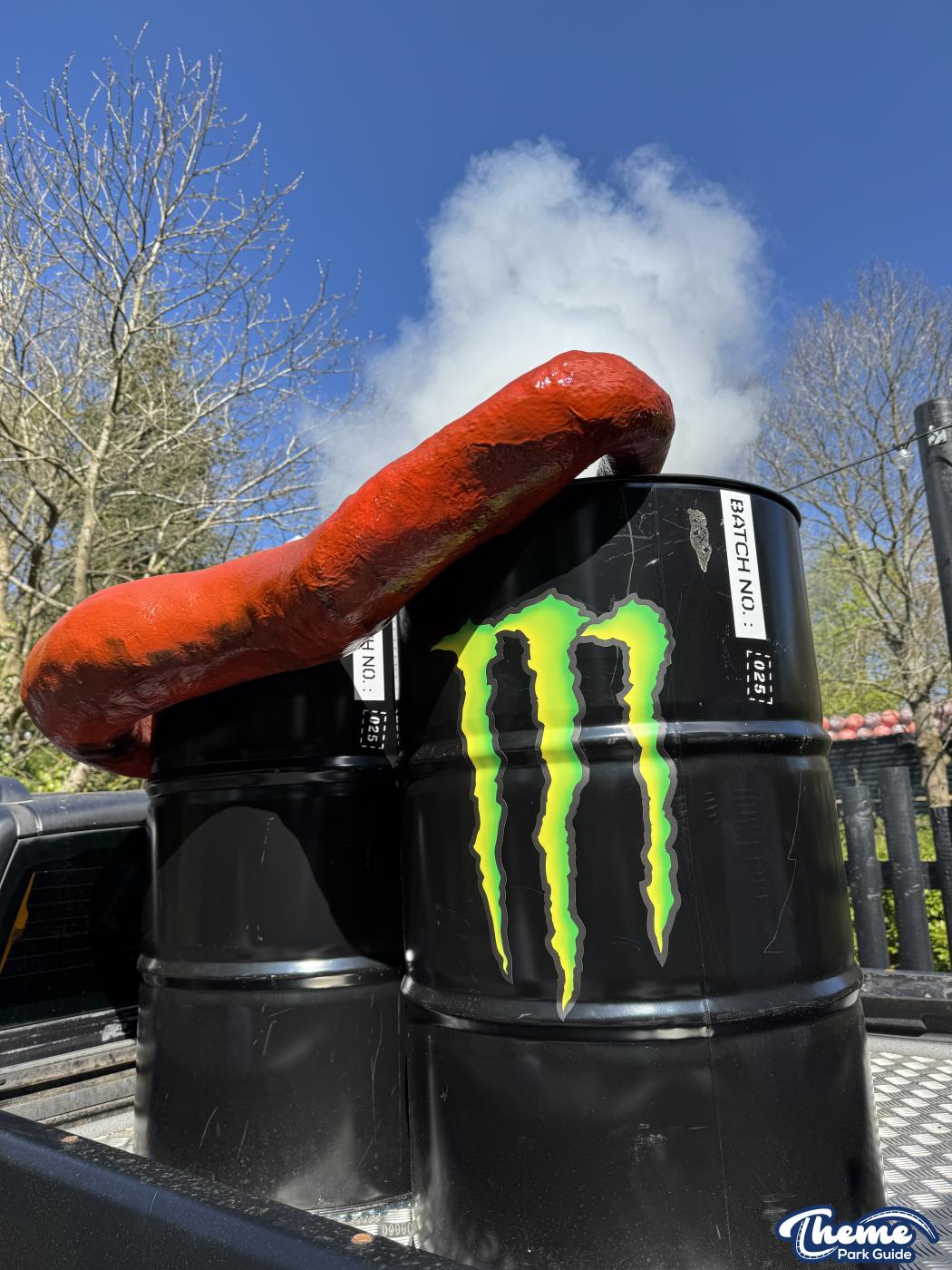 Alton Towers Forbidden Valley Sponsored by Monster Energy?