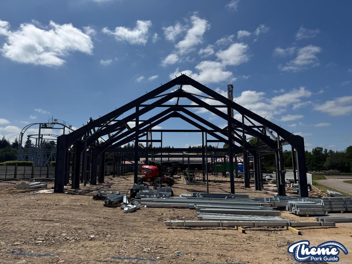 Valgard Rollercoaster Takes Shape at Paultons Park