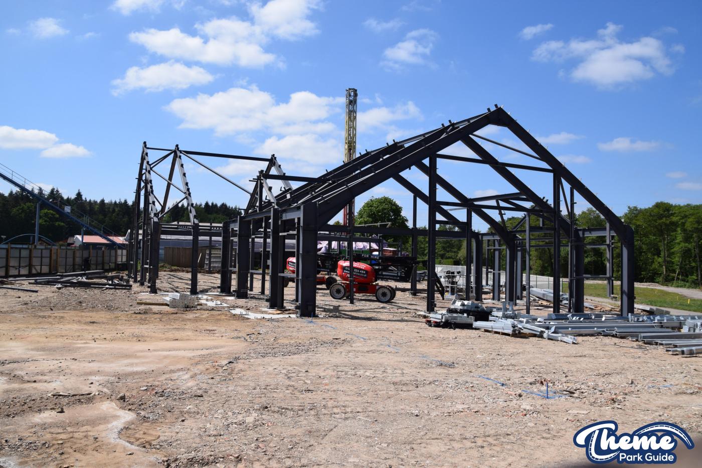 Valgard Rollercoaster Takes Shape at Paultons Park