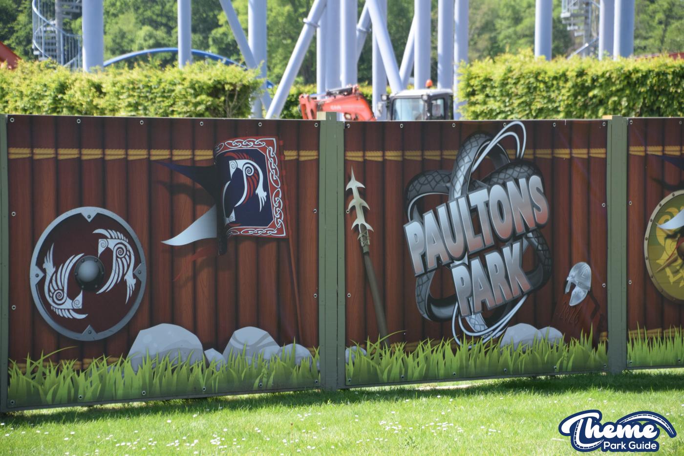 Valgard Rollercoaster Takes Shape at Paultons Park