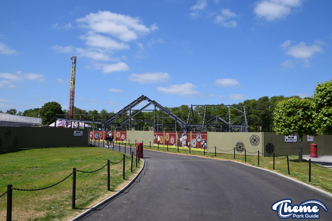 Valgard Rollercoaster Takes Shape at Paultons Park
