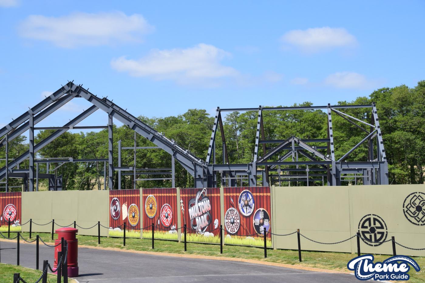Valgard Rollercoaster Takes Shape at Paultons Park