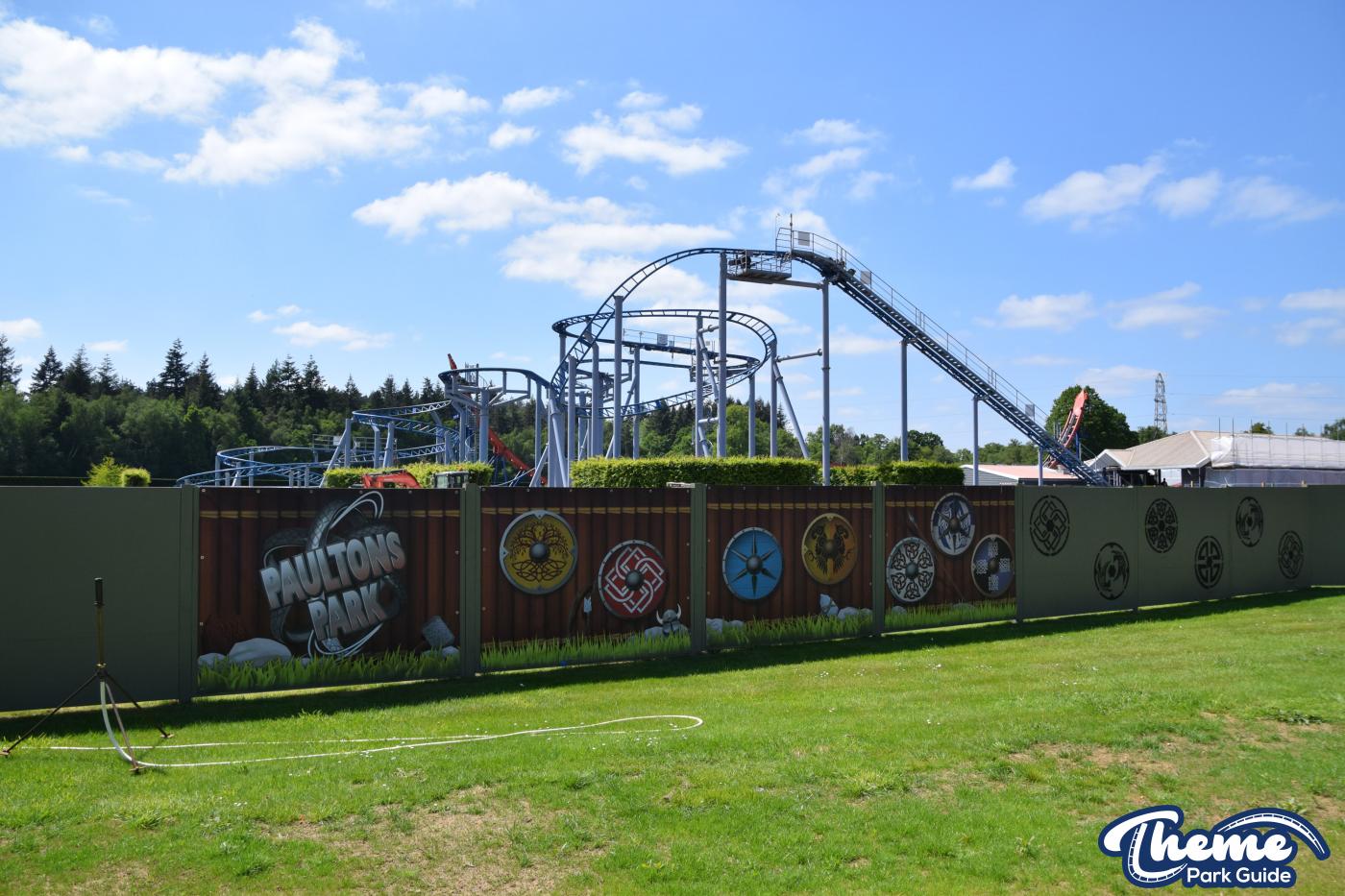 Valgard Rollercoaster Takes Shape at Paultons Park