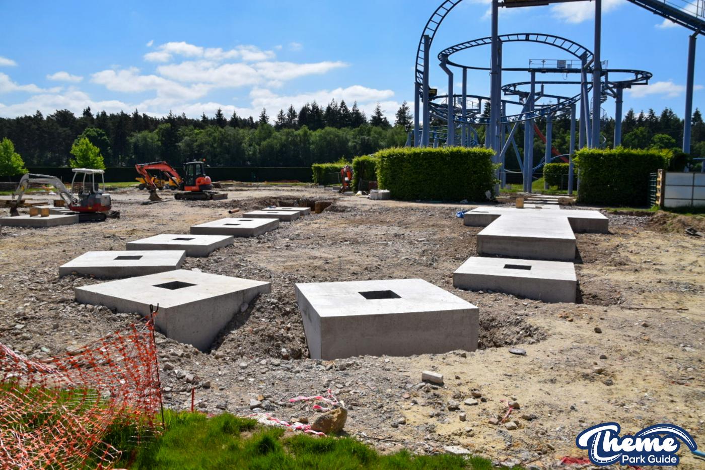 Valgard Rollercoaster Takes Shape at Paultons Park