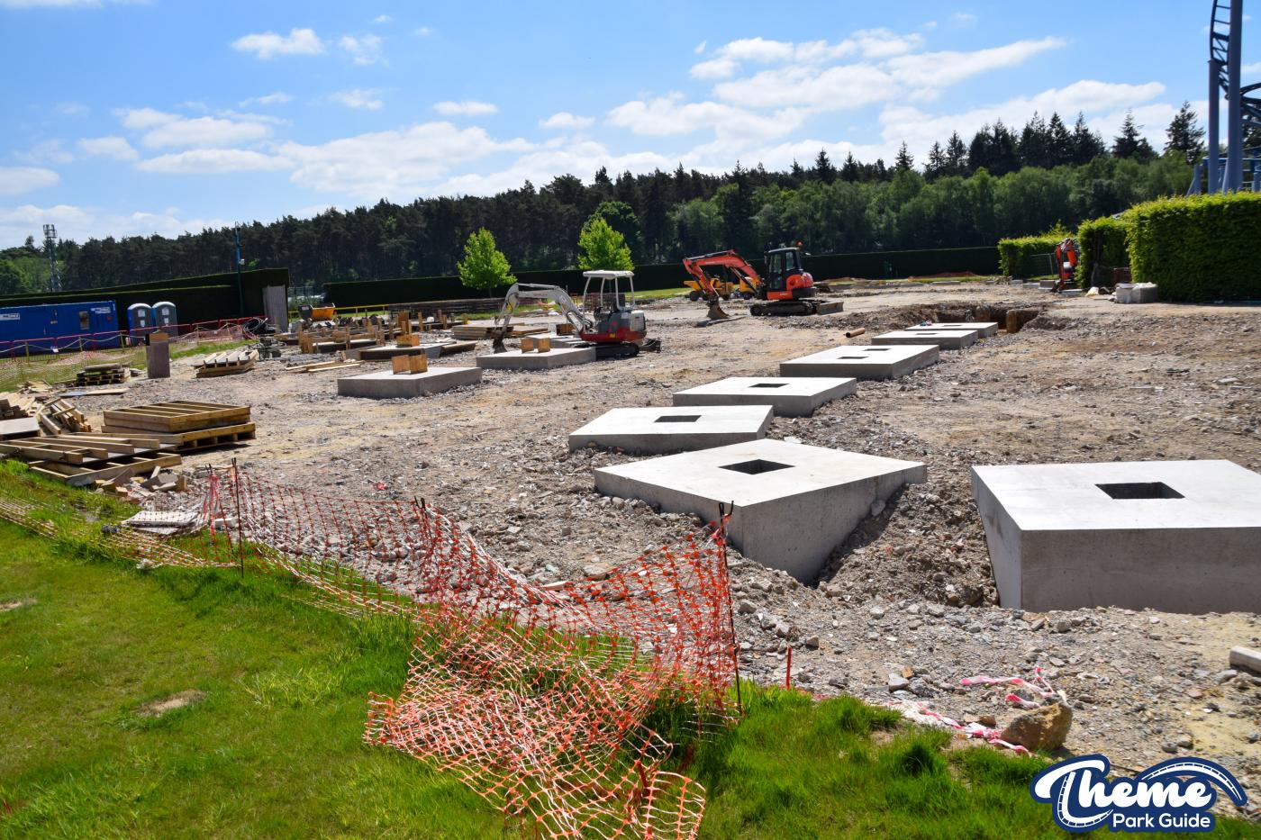 Valgard Rollercoaster Takes Shape at Paultons Park