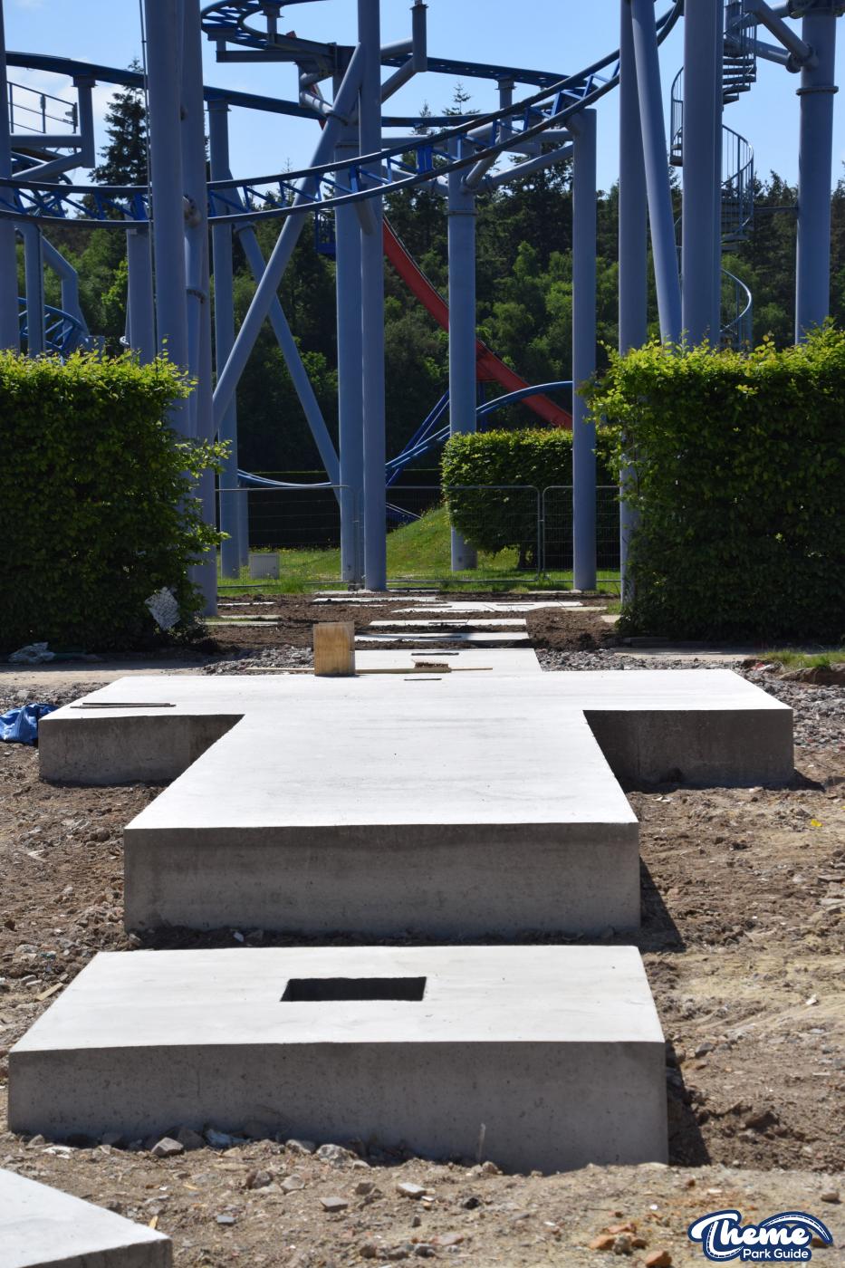 Valgard Rollercoaster Takes Shape at Paultons Park