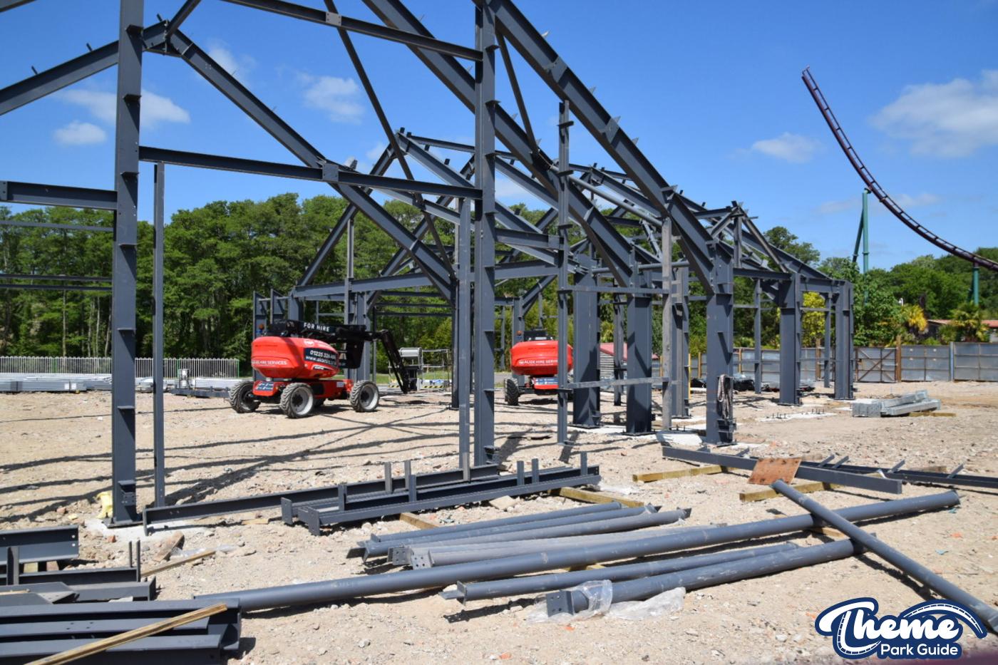 Valgard Rollercoaster Takes Shape at Paultons Park