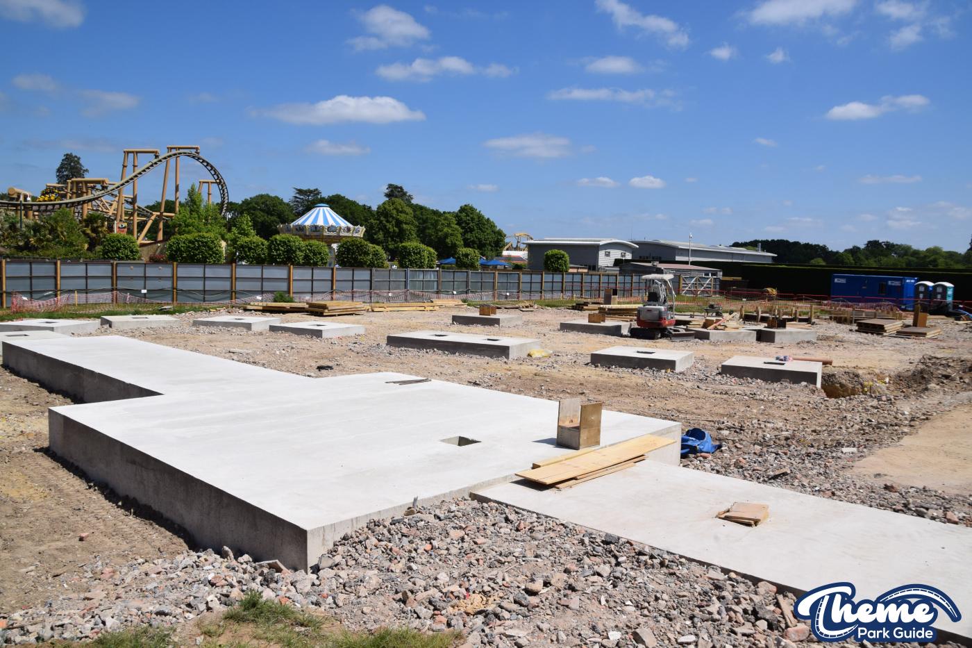Valgard Rollercoaster Takes Shape at Paultons Park