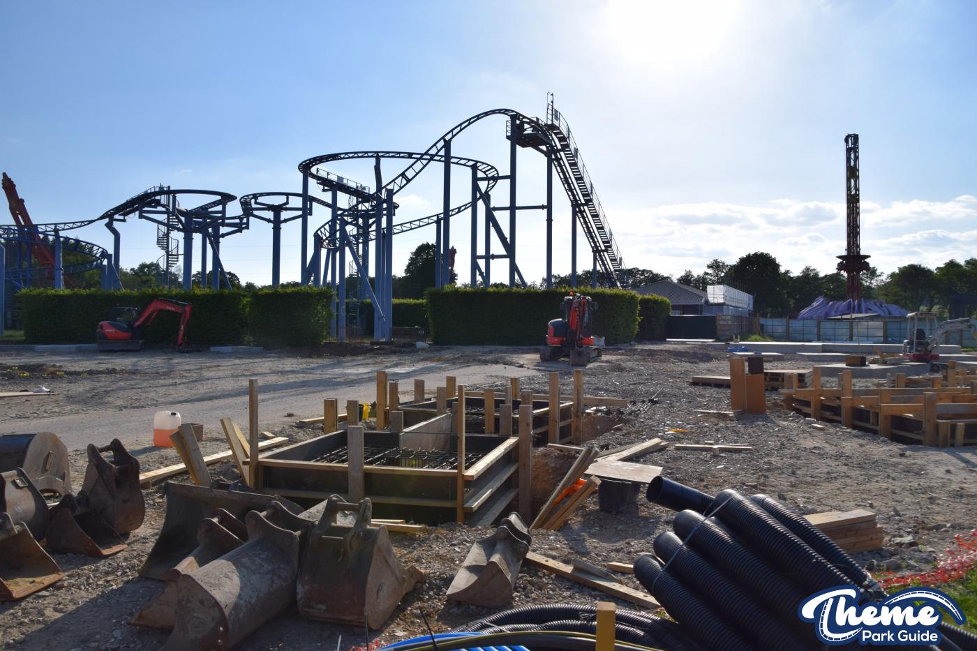 Valgard Rollercoaster Takes Shape at Paultons Park