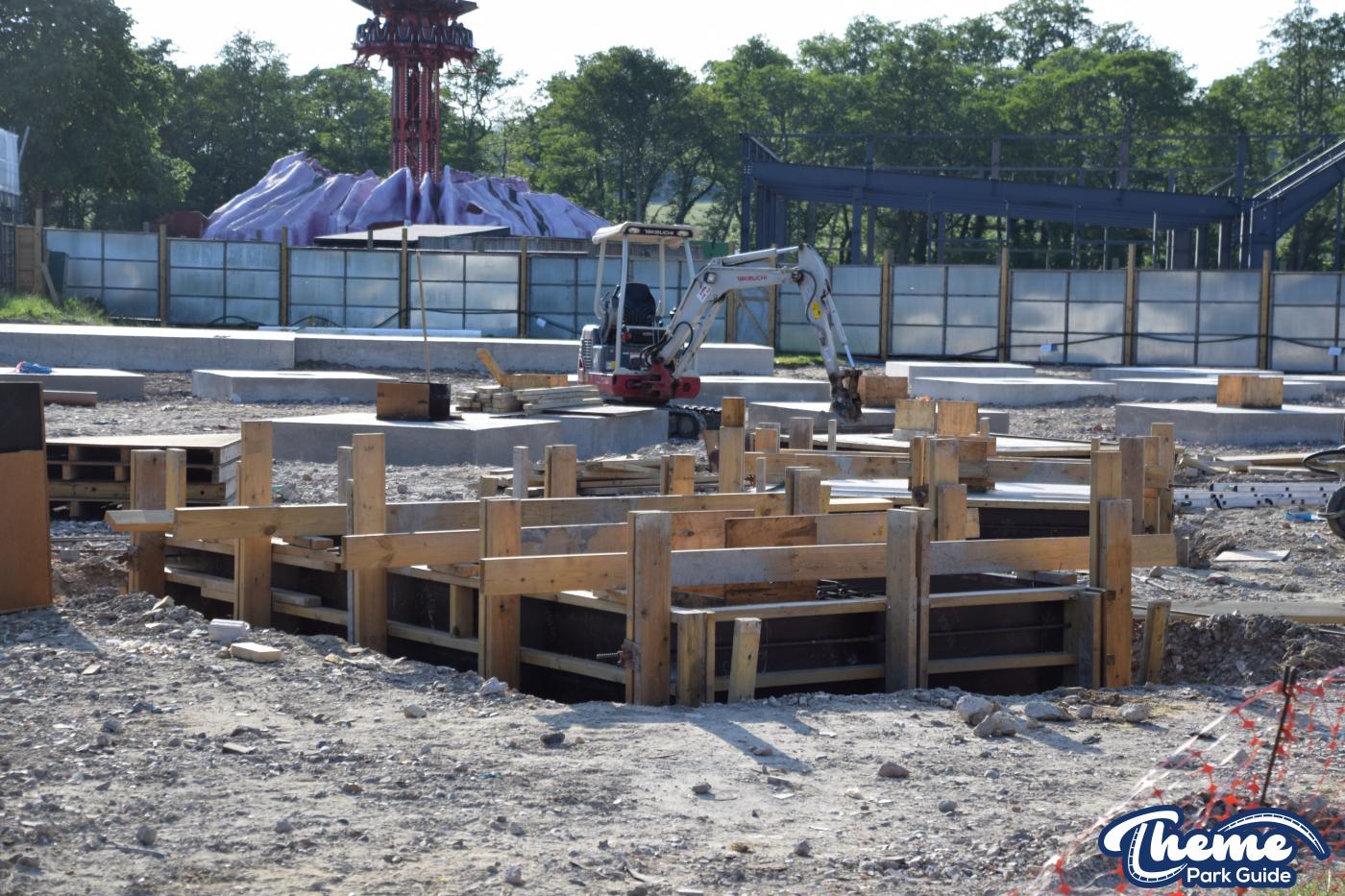 Valgard Rollercoaster Takes Shape at Paultons Park