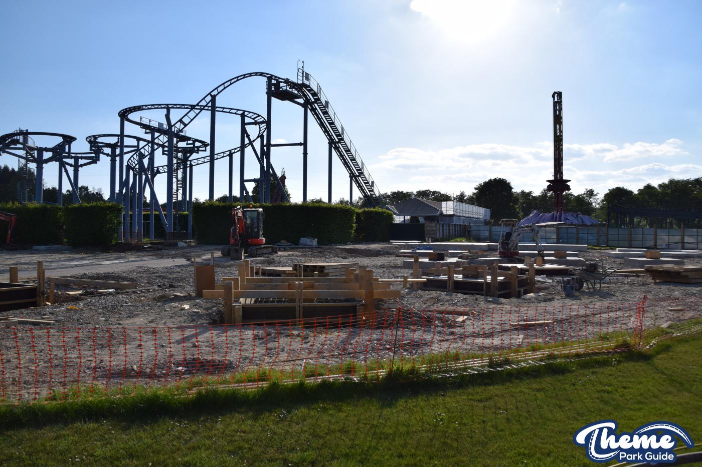 Valgard Rollercoaster Takes Shape at Paultons Park