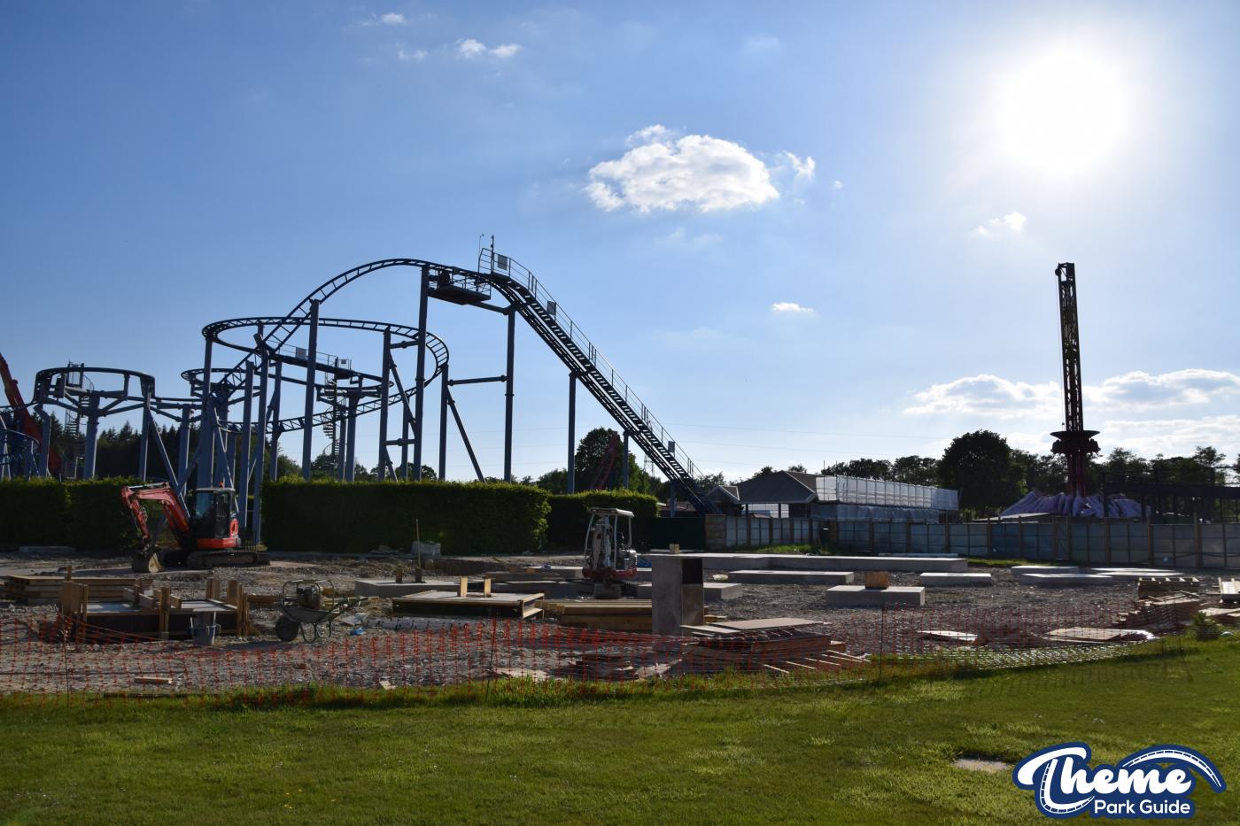 Valgard Rollercoaster Takes Shape at Paultons Park