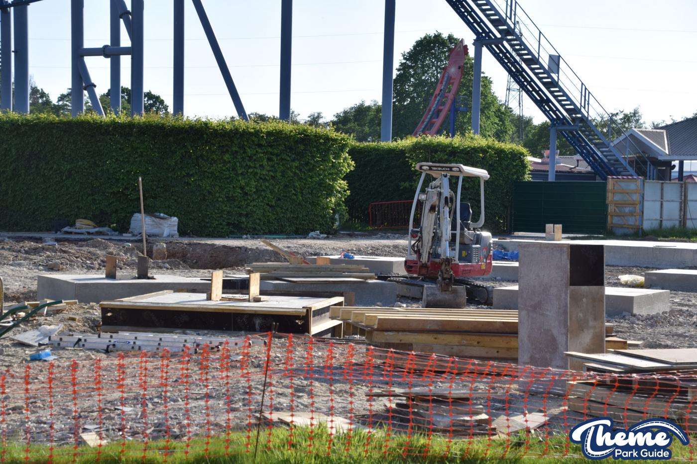 Valgard Rollercoaster Takes Shape at Paultons Park