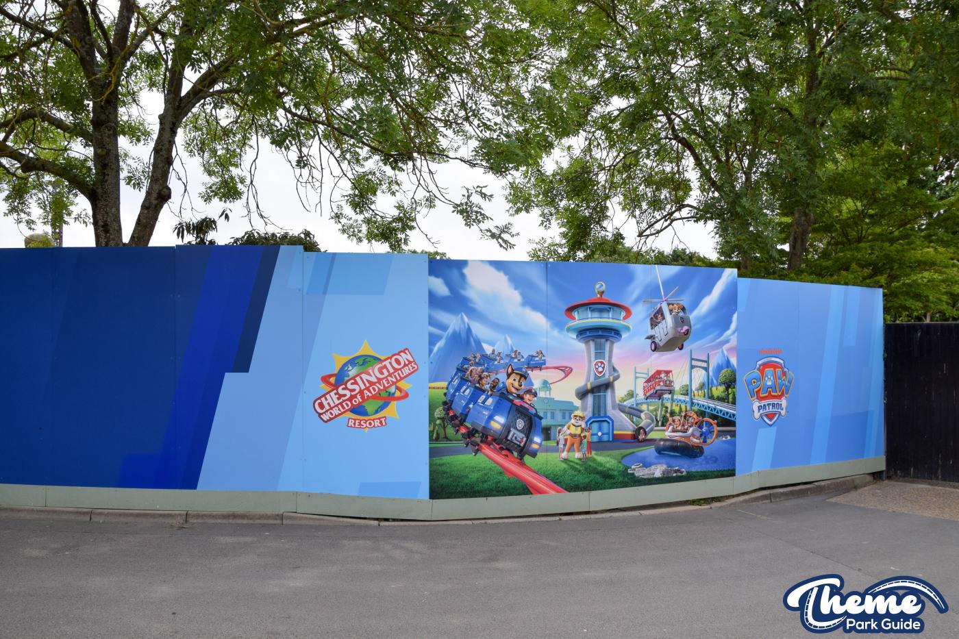 Paw Patrol Rollercoaster Foundations Now Visible