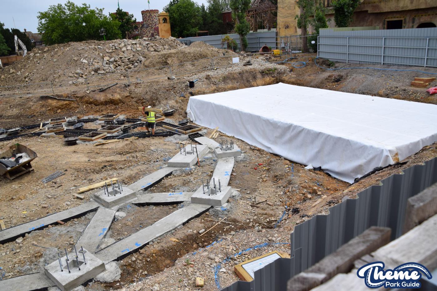 Paw Patrol Rollercoaster Foundations Now Visible