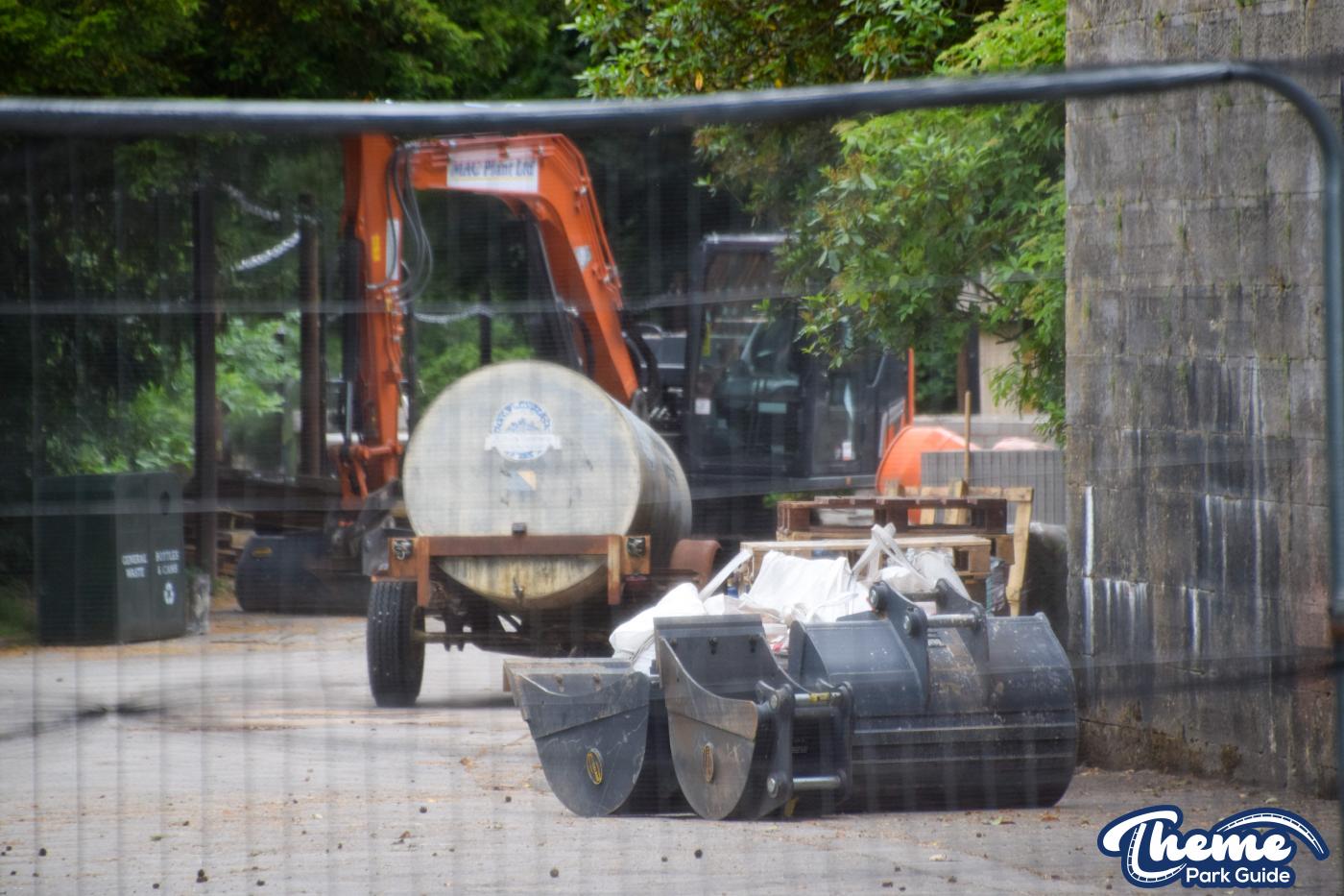 Scarefest 2025 New Maze Construction Begins at Alton Towers
