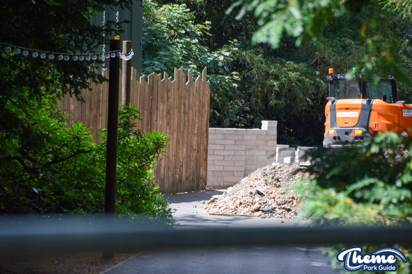 Scarefest 2025 New Maze Construction Begins at Alton Towers