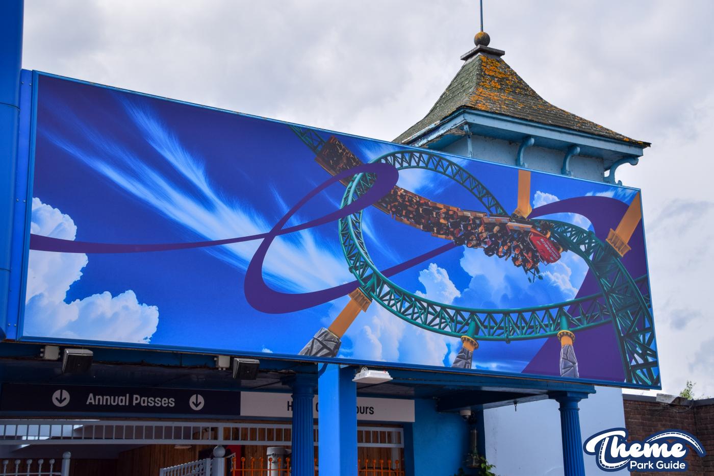 AI or Not? Fresh Branding Unveiled at Thorpe Park Entrance