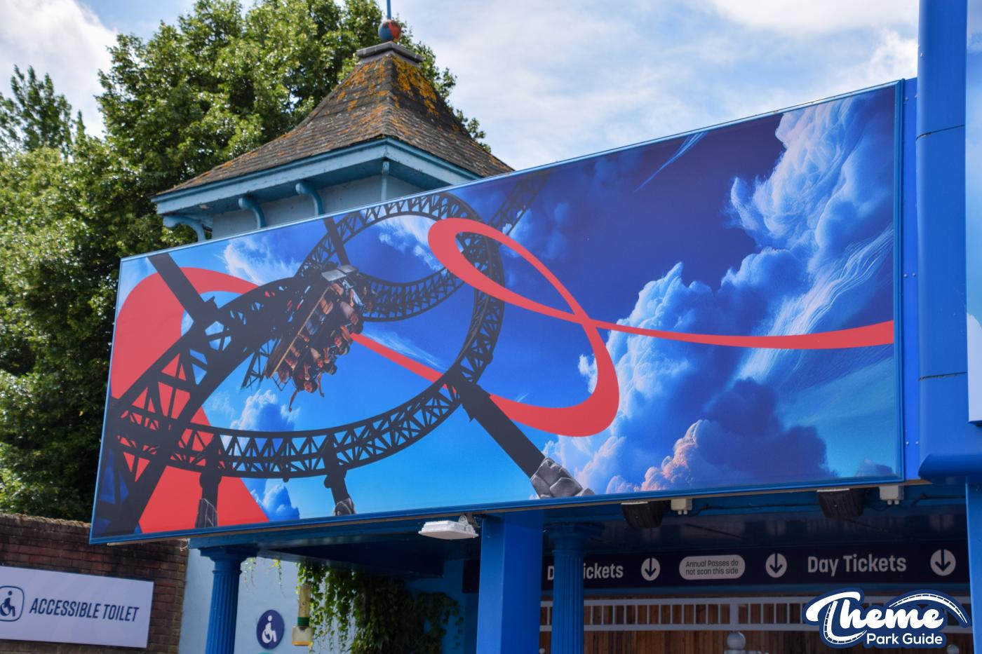 AI or Not? Fresh Branding Unveiled at Thorpe Park Entrance