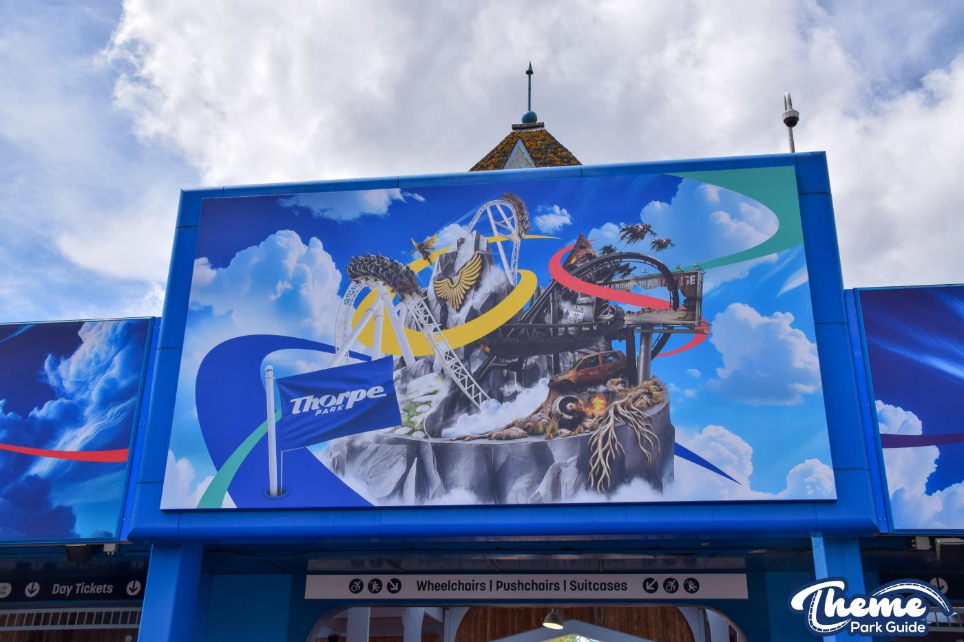 AI or Not? Fresh Branding Unveiled at Thorpe Park Entrance