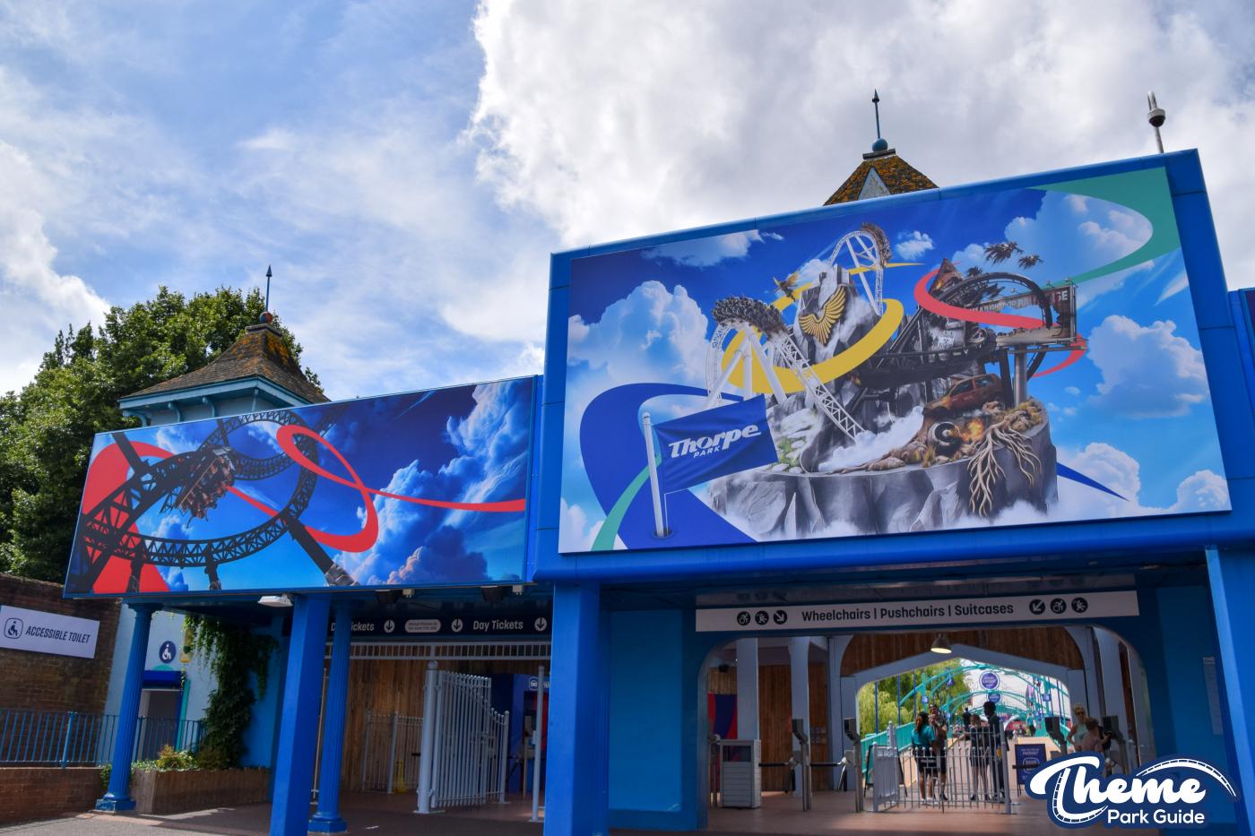 AI or Not? Fresh Branding Unveiled at Thorpe Park Entrance