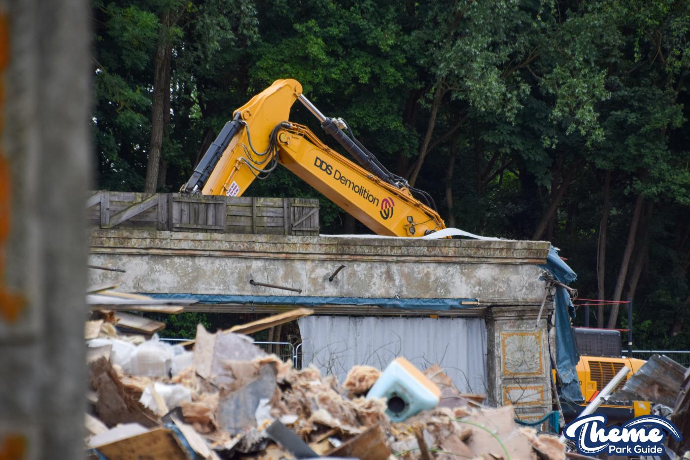 Demolition in Full Swing Chessington Wild Asia Is No More