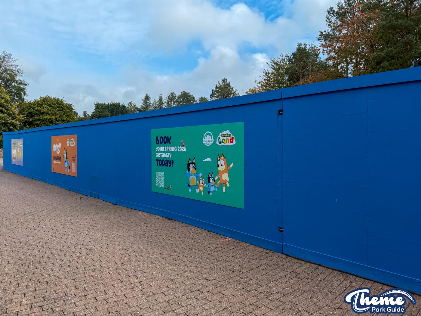 Bluey Coaster Foundations Taking Shape at Alton Towers