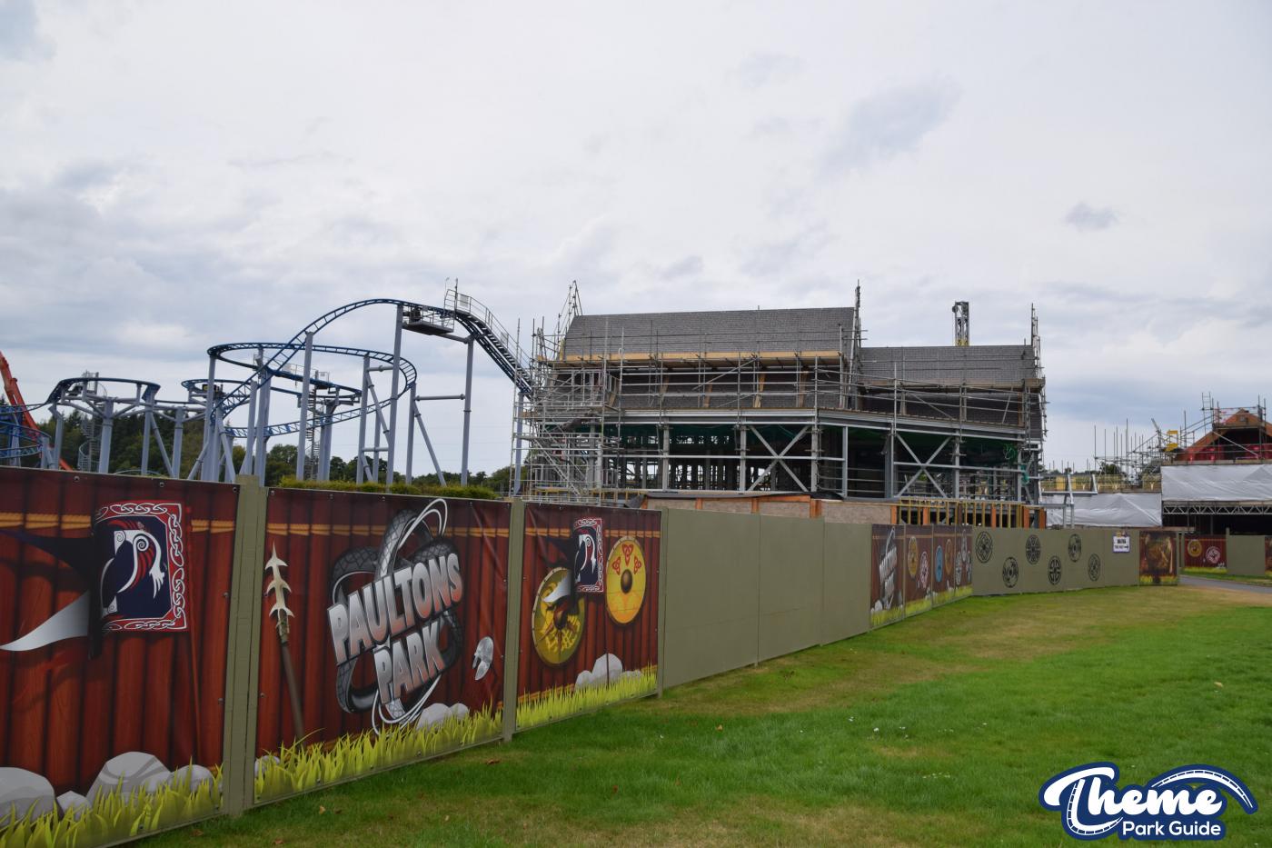 Paultons Park Transformation: Valgard Rises with Drakon Track Installed