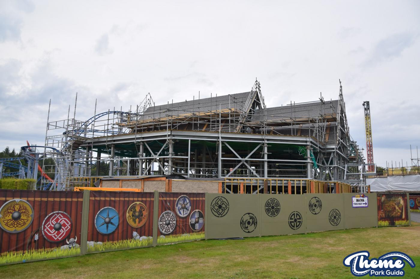 Paultons Park Transformation: Valgard Rises with Drakon Track Installed