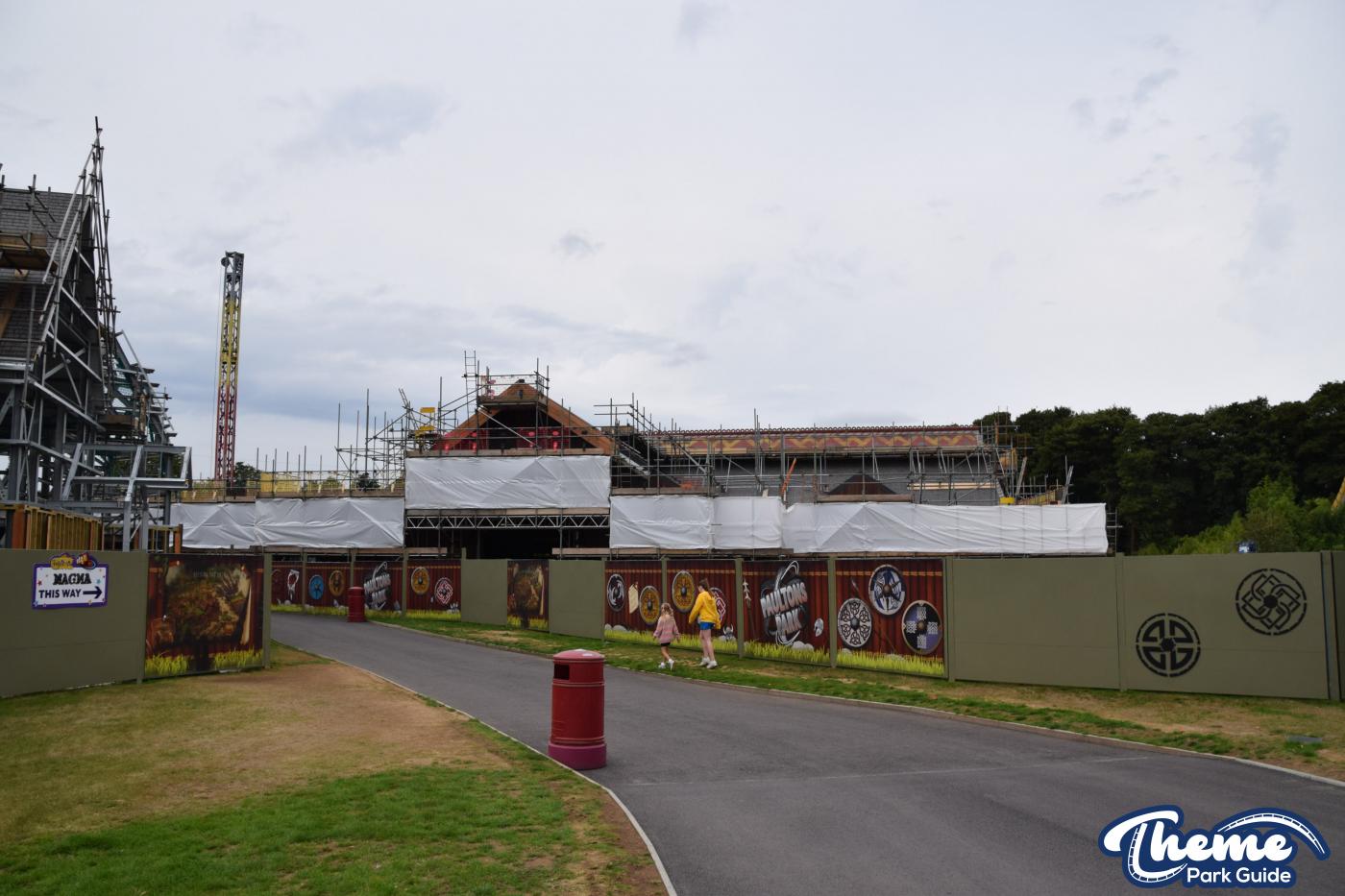 Paultons Park Transformation: Valgard Rises with Drakon Track Installed