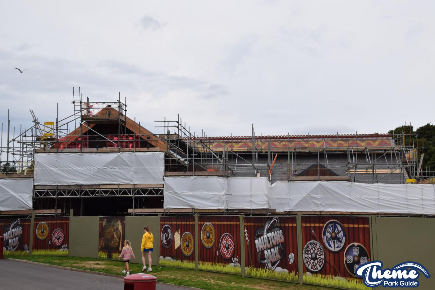 Paultons Park Transformation: Valgard Rises with Drakon Track Installed