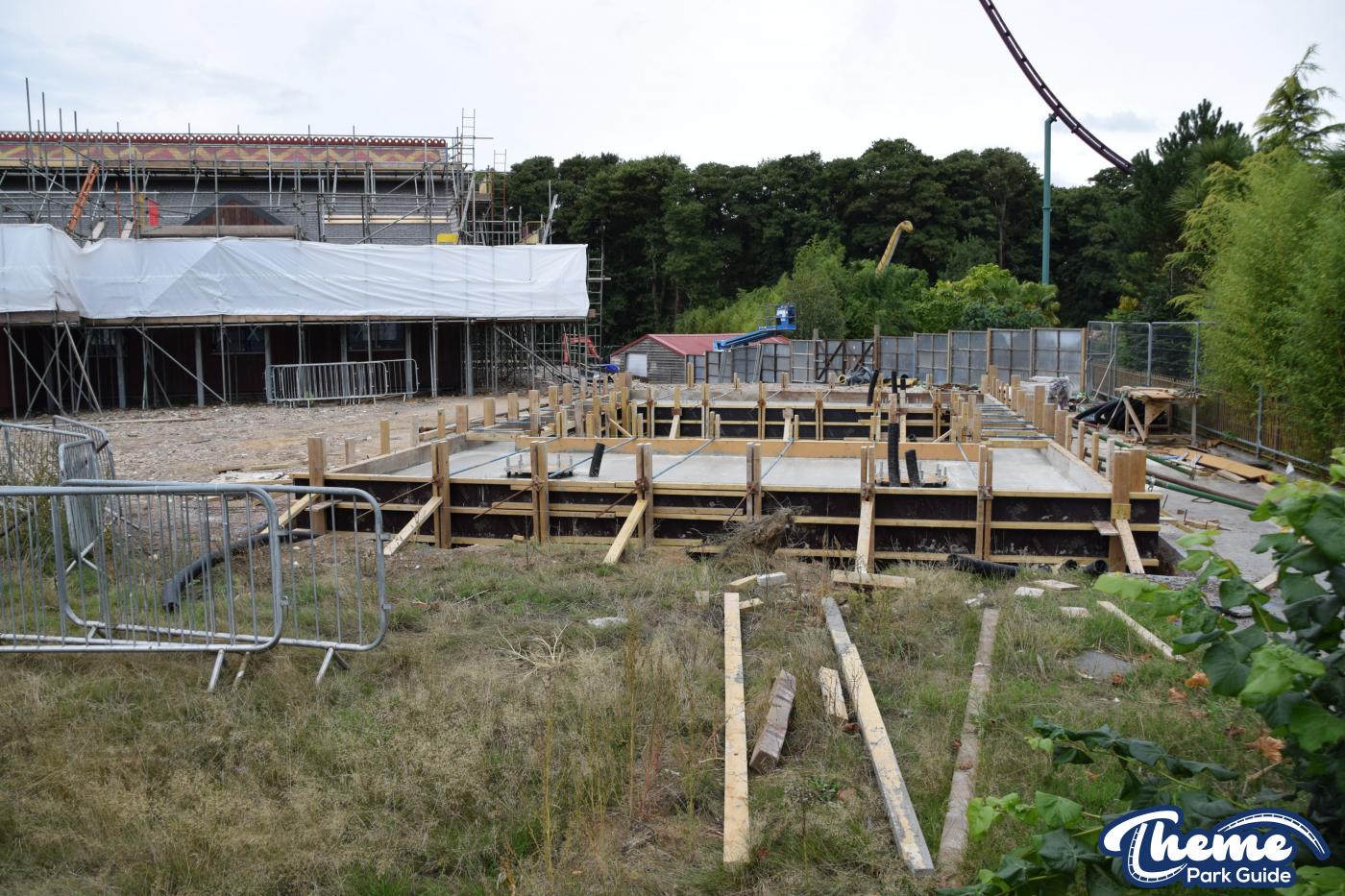Paultons Park Transformation: Valgard Rises with Drakon Track Installed