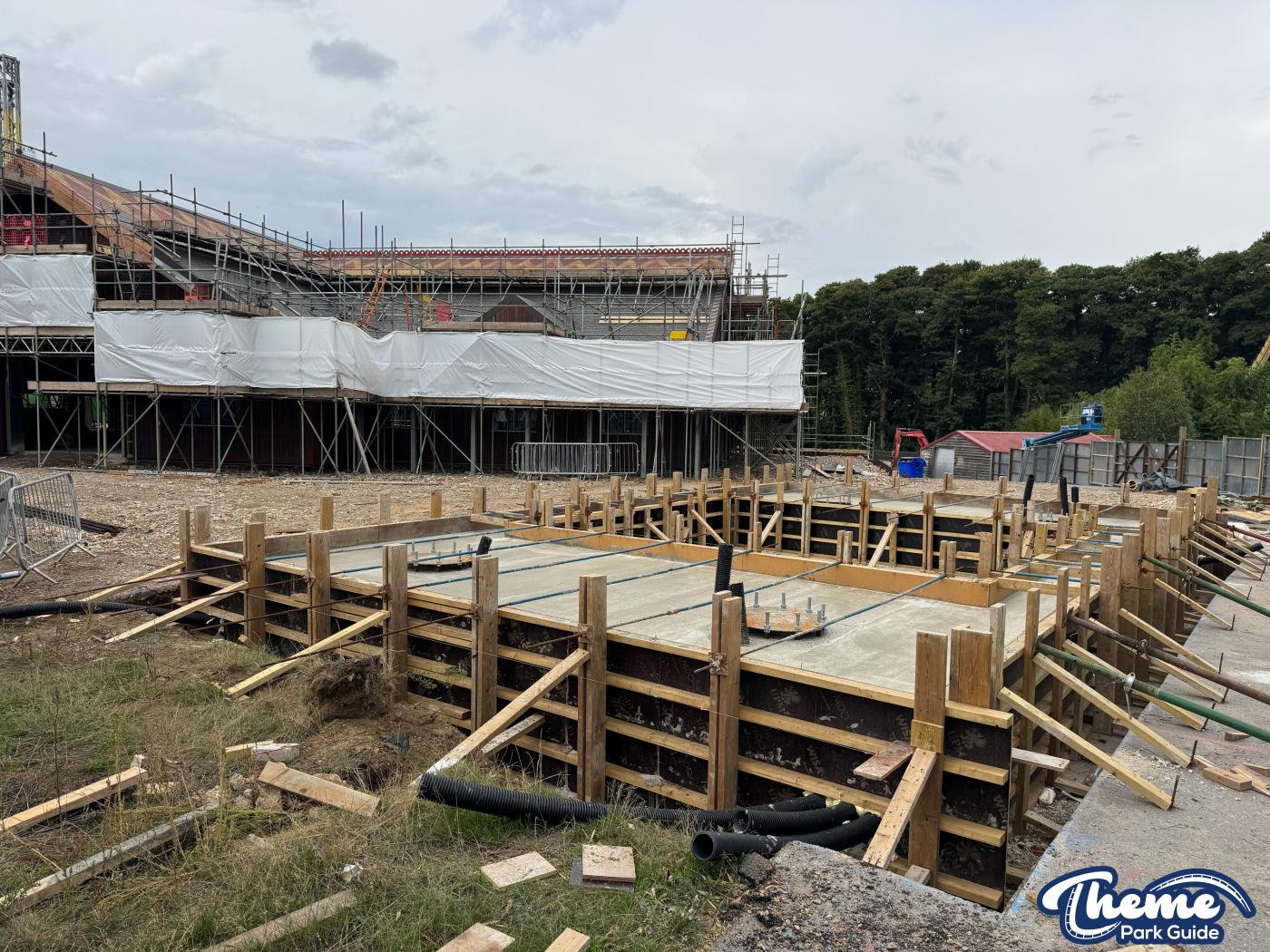 Paultons Park Transformation: Valgard Rises with Drakon Track Installed
