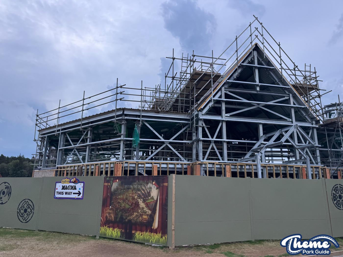 Paultons Park Transformation: Valgard Rises with Drakon Track Installed