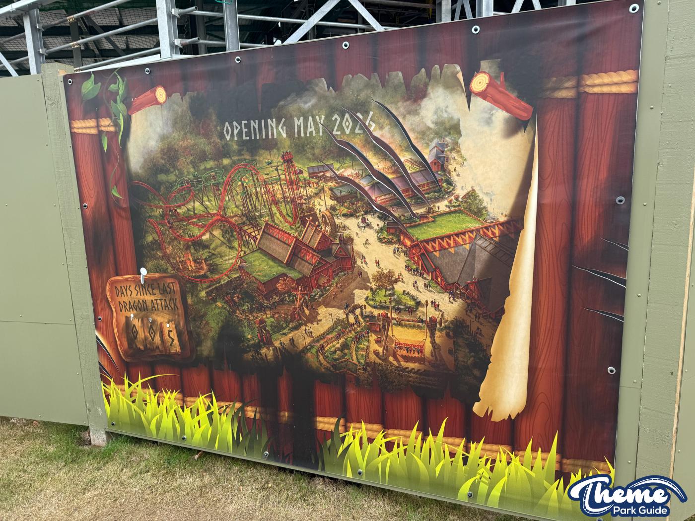 Paultons Park Transformation: Valgard Rises with Drakon Track Installed