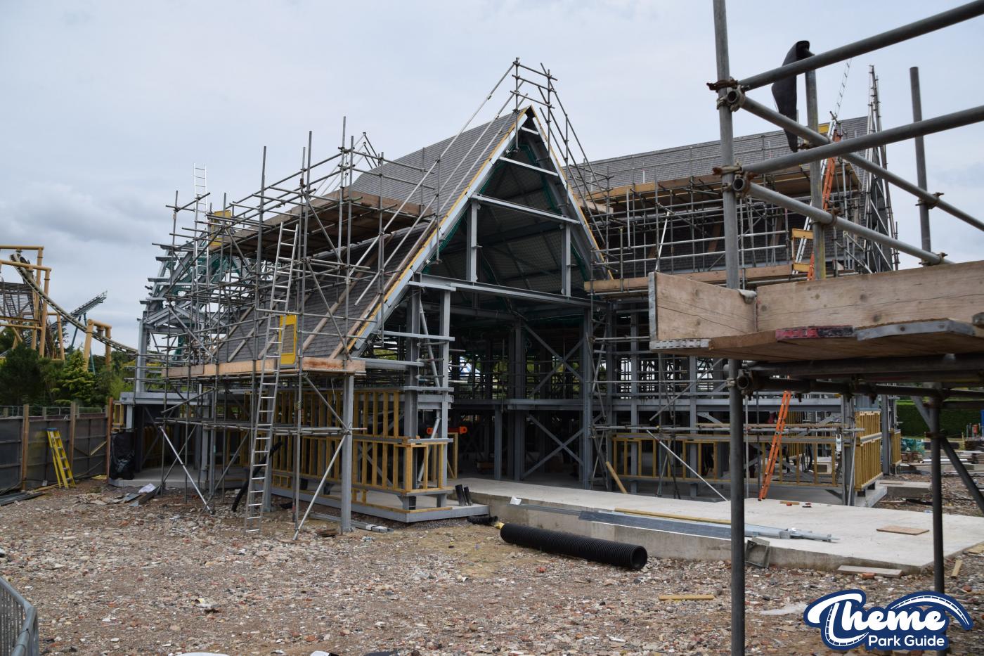 Paultons Park Transformation: Valgard Rises with Drakon Track Installed
