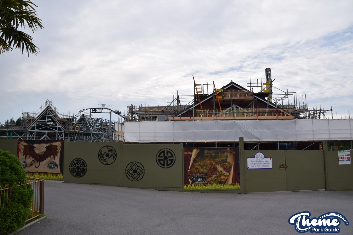 Paultons Park Transformation: Valgard Rises with Drakon Track Installed
