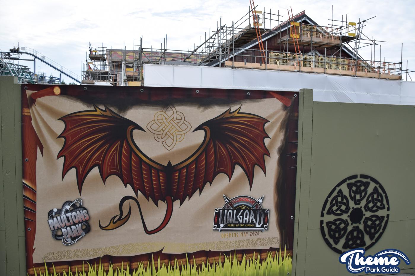 Paultons Park Transformation: Valgard Rises with Drakon Track Installed