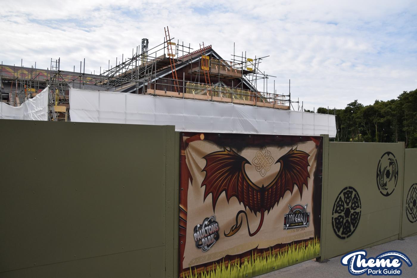 Paultons Park Transformation: Valgard Rises with Drakon Track Installed