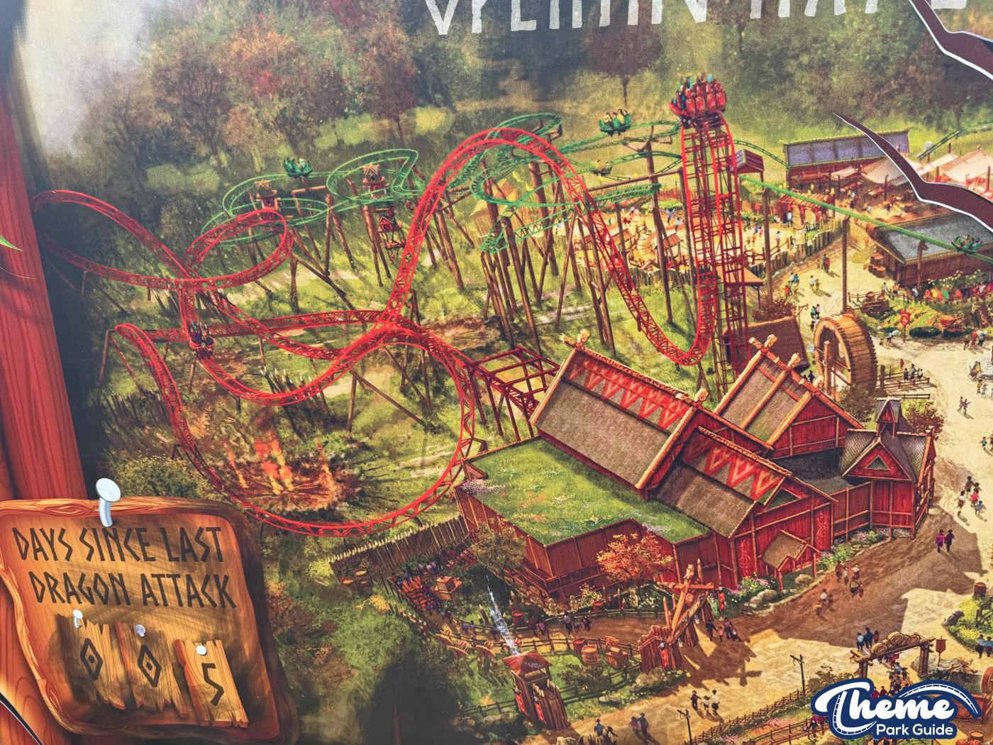 Paultons Park Transformation: Valgard Rises with Drakon Track Installed